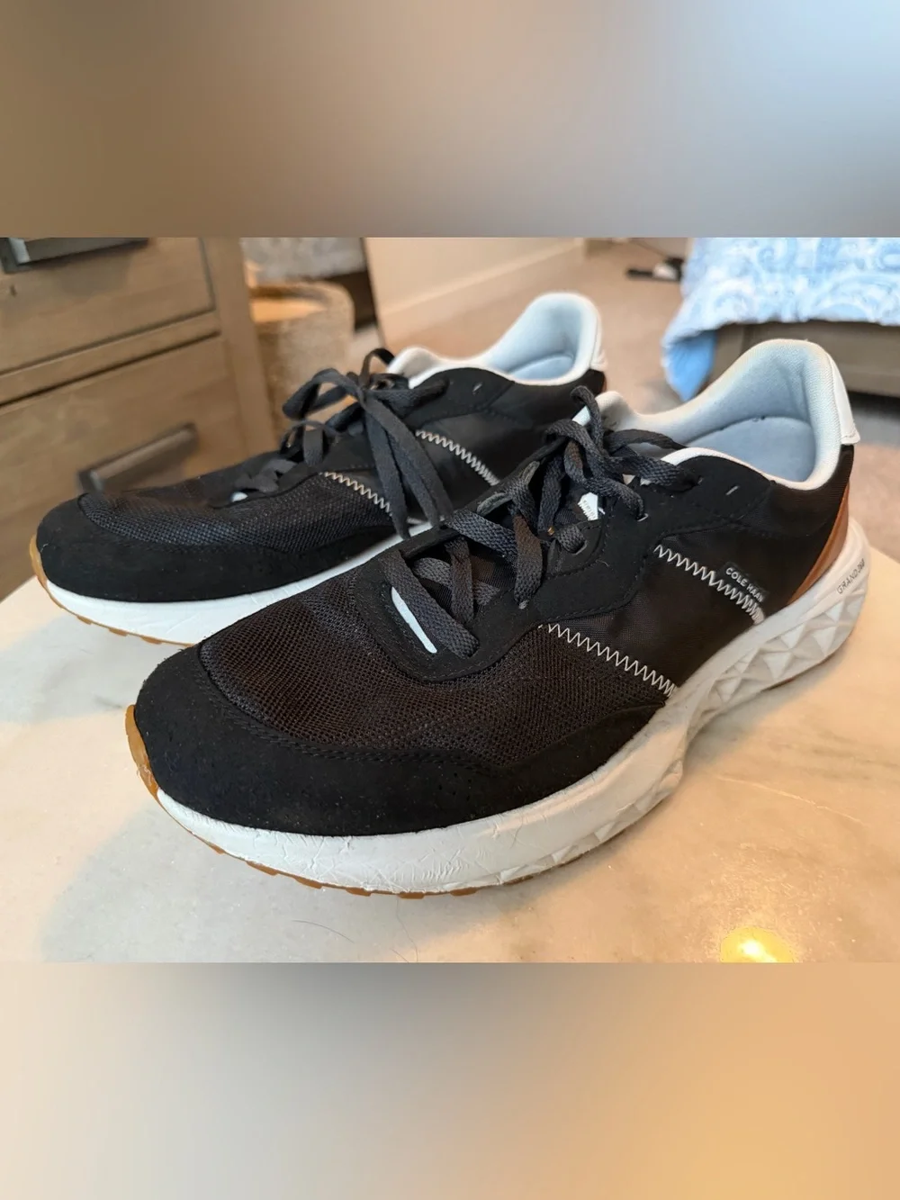 Cole Haan Men's Zerogrand All Day Runner Black/white Style C36581